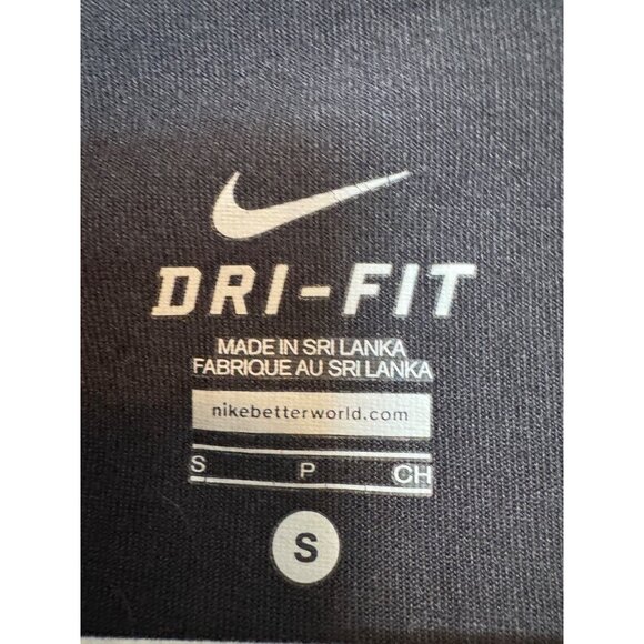 Nike Dri-Fit Full-Zip Womens Small Black Lightweight Training Jacket - Picture 3 of 4